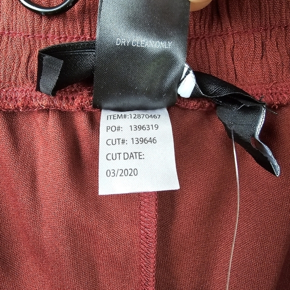 TORRID Crop Flowy‎ Wide Leg Gauze Mid-Rise Tie-Front Pants Brown Womens Sz 6X - Picture 14 of 14